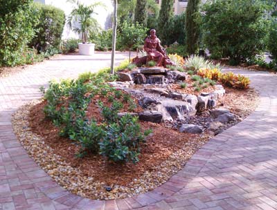 prayer garden St Francis of Assisi