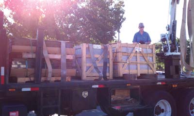 truck with granite