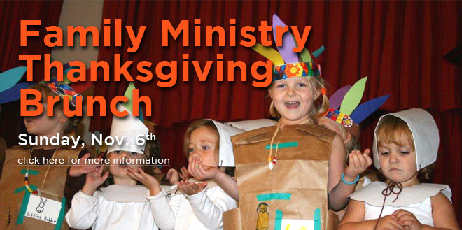 family ministry thanksgiving brunch