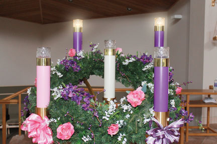 advent candles week 3