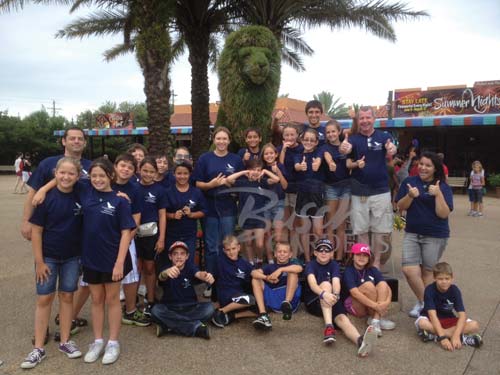 Altar servers at Busch Gardens