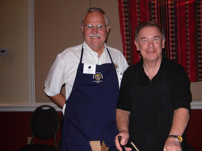 Gary Ray & Marty Welzmuller chili contest winners 2014