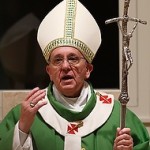 Pope Francis celebrates Mass at St. Thomas the Apostle Parish on outskirts of Rome